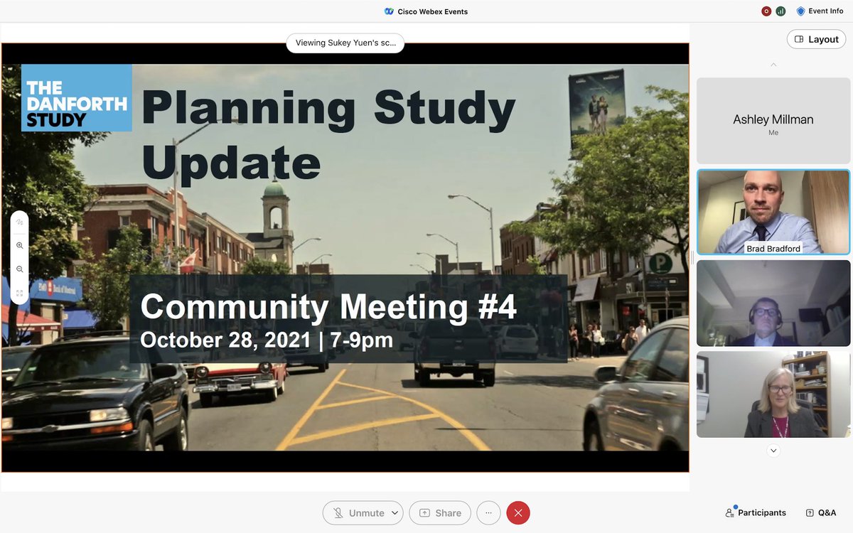 BradMBradford's tweet photo. Great e-turnout at last night's #DanforthStudy meeting.
Keeping our Main Streets thriving is key to vibrant communities - your input will help shape the future of our much loved avenue!
Check out the meeting materials and share your thoughts here: https://t.co/cMa0Nzscj0 https://t.co/wkVwsSlsIc