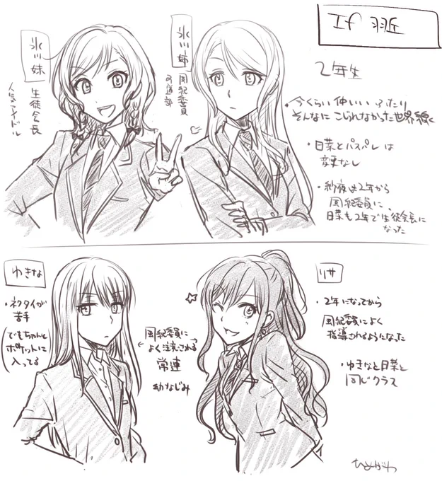 やっぱりさよとリサは違うクラスのがいいな🤔 