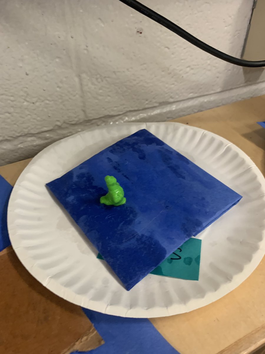 Kadieenglish's tweet photo. I was subbing in #firstgrade and was able to help with the test part in the #steamprocess. Can we build shelters to keep inchworms protected from the rain. @HCPS_Innovates @FairOaksHCPS @Henrico_Steam https://t.co/olWfhEa8pr