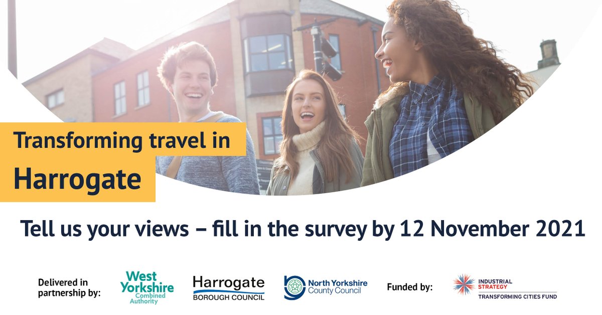 NEW DATE ADDED - Share your views on the latest proposals for the major scheme to enhance the gateway to #Harrogate on Monday at Victoria Shopping Centre. 

Find out more between 10am and 3pm or visit: yourvoice.westyorks-ca.gov.uk/northyorkshire to get involved (consultation closes 12 November)
