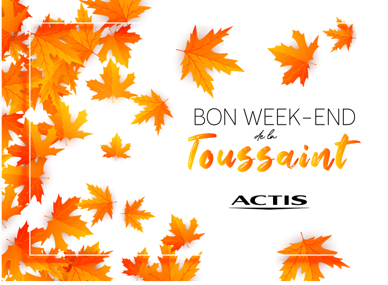 Actis vous souhaite un excellent week-end de la Toussaint 🎃🍂