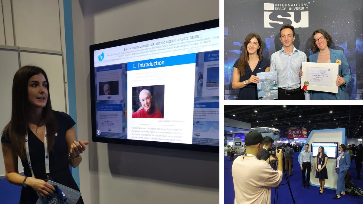 ISUnet's tweet photo. Giulia Costella and โ Samee Rousseau, Lorenzo Bichisao - @ISUnet #MSS21 #TP #Oceans team win #IAF #IAC2021 Best Interactive Presentation Award โ in the category of applications and operations. Congratulations!
https://t.co/6Z7rr4dNab https://t.co/fR3ebWvrrL