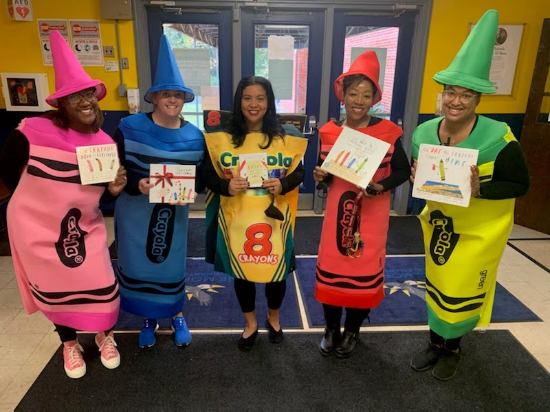 jerzeeme's tweet photo. The Day the Crayons Quit #CharacterParade #WeAreImagine @pgcps @IF_Morningside @CharterPgcps https://t.co/m9VCmeunTw