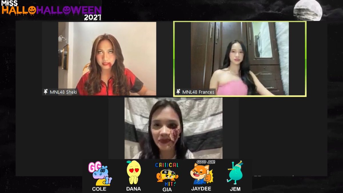 wala pong personalan sa mga tanong HAHAHAHAHA shekiii T^T

MNL48 HALLOWEEN NIGHT
#MissHalloHalloween2021
<a href="/mnl48official/">MNL48</a>