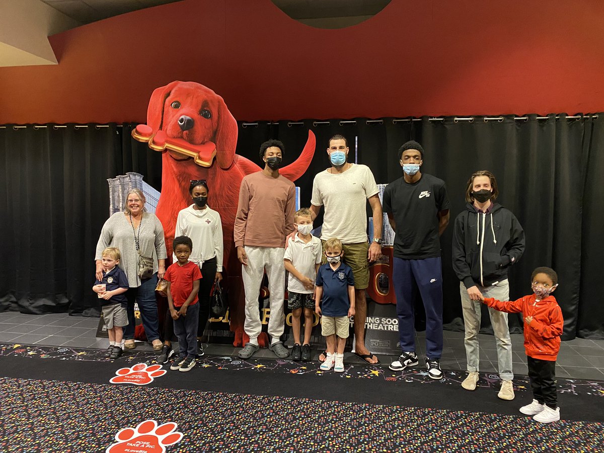Swin Cash (@swincash) on Twitter photo Happy <a href="/PelicansNBA/">New Orleans Pelicans</a> Gameday! Shout out to our vet JV <a href="/JValanciunas/">Jonas Valanciunas</a> on providing this private screening of <a href="/CliffordMovie/">Clifford the Big Red Dog</a> for the kiddos and also our cool rookies <a href="/treymurphy/">TMIII</a> <a href="/_hoopinglife/">Herbert Jones</a> 😄 Love our guys, they’re hilarious😂 Check out “The Squad” series & learn more‼️ Happy <a href="/PelicansNBA/">New Orleans Pelicans</a> Gameday! Shout out to our vet JV <a href="/JValanciunas/">Jonas Valanciunas</a> on providing this private screening of <a href="/CliffordMovie/">Clifford the Big Red Dog</a> for the kiddos and also our cool rookies <a href="/treymurphy/">TMIII</a> <a href="/_hoopinglife/">Herbert Jones</a> 😄 Love our guys, they’re hilarious😂 Check out “The Squad” series & learn more‼️