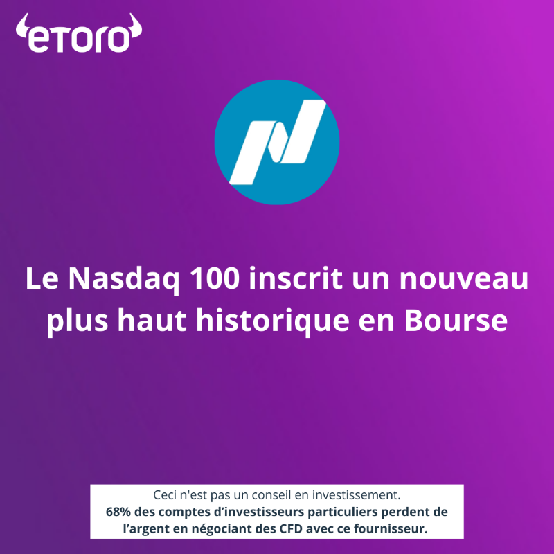 eToroFr's tweet photo. Suivez de près l'évolution des marchés avec @eToroFr ! #lepointdujour