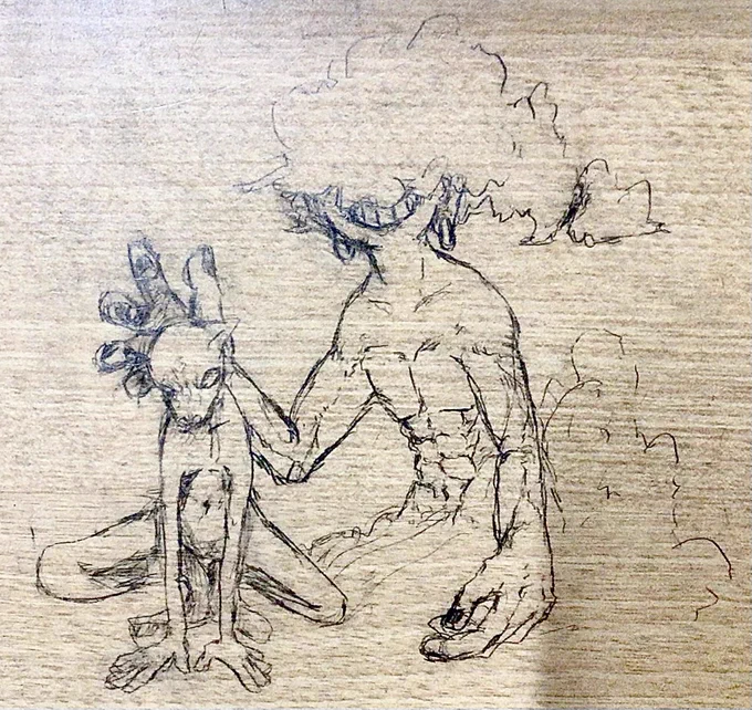 ハロウィンの絵です嘘です 