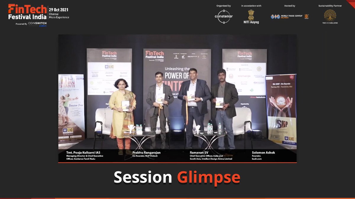ffi_fintechfest's tweet photo. Thank you, panellists, for concluding an incredible session on “Journey of FinTechs beyond the local market of Tamil Nadu” at FinTech Festival India - Chennai Micro Experience.
Stay Tuned for the session takeaways and more!

#fintechfestivalIndia #fintech #GuidanceTamilNadu https://t.co/DUMlP8Wnm3