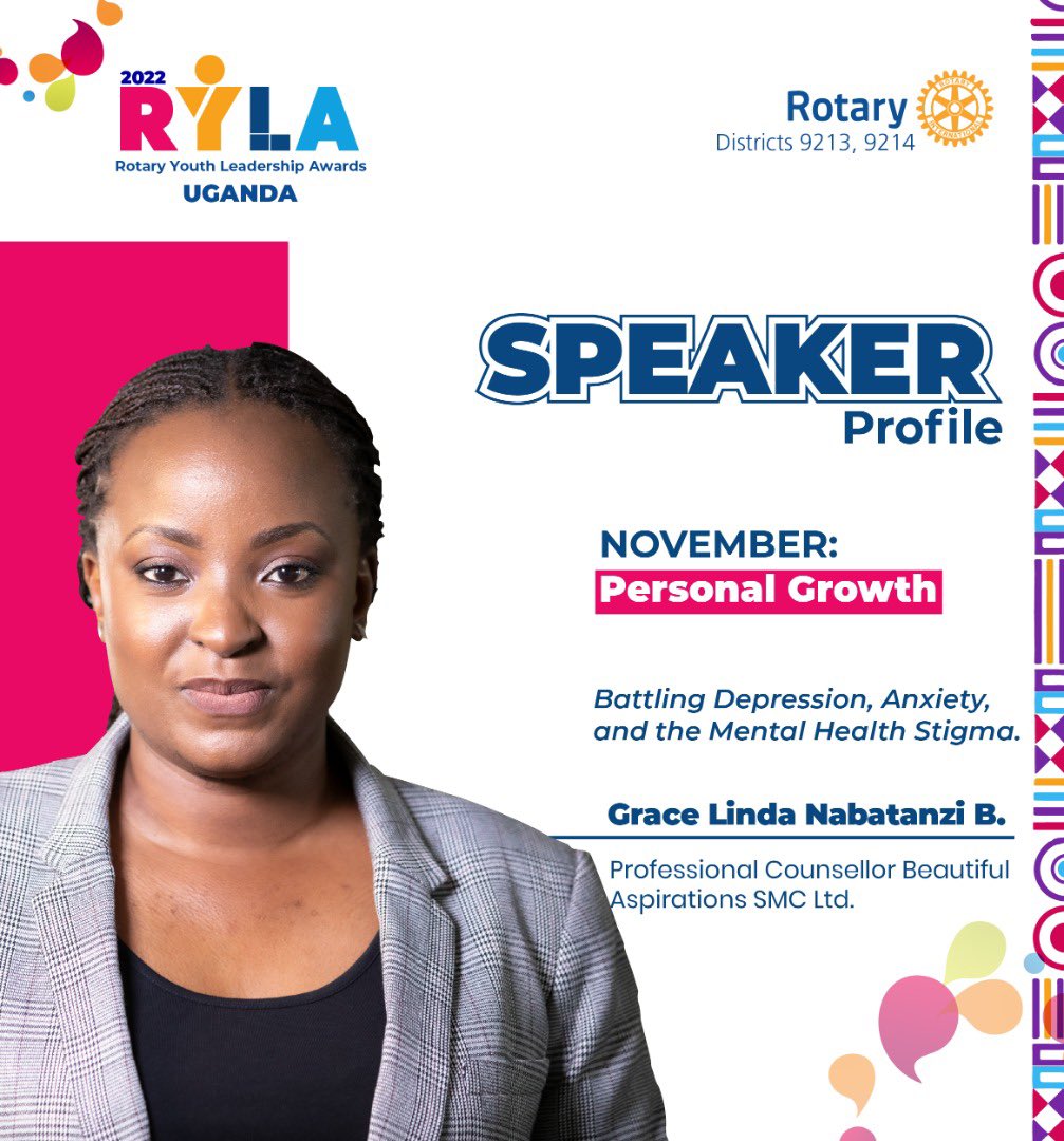 The moment we have all been waiting for!! Your November speakers on the theme “Personal Growth” #RYLAUganda #RYLA2022