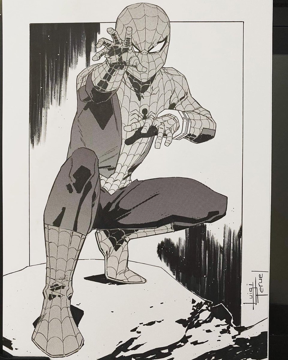 Spider-Man:Japanese (スパイダーマン, Supaidāman) inked and toned with @deleterinc!

|DM <a href="/nextcomicart/">Next Comic Art</a> for availability|

#spiderman #marvelcomics #toei #supaidaman #traditionalart #screentone #ink