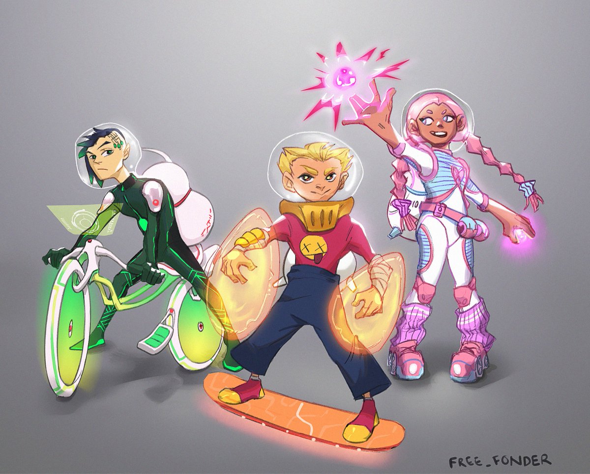 Freefonder's tweet photo. Been working on a super stylized portfolio piece about kids who race competitively🏁🚀 https://t.co/NNaFFFR2Fp