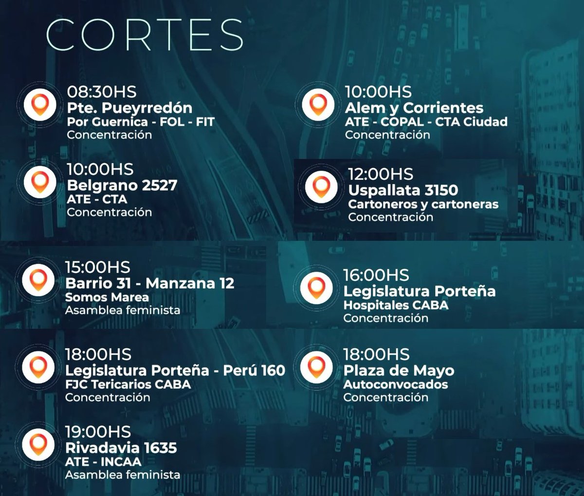 solotransito's tweet photo. Cortes previstos para hoy #Viernes 29/10/2021 

Información Vía @_IPNoticias / @Gps_Massaro   @WalterVerst https://t.co/8u9wyPsMEQ