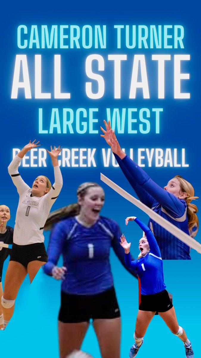 Congratulations to Senior Cameron Turner for being named to the Large West All State Team! We are proud of you!