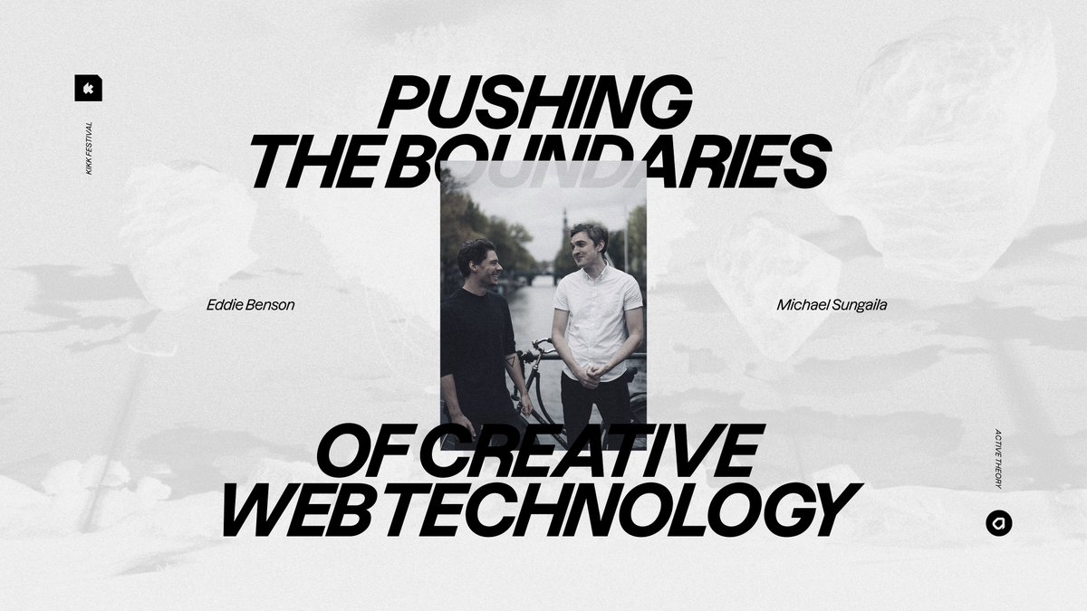Zebs (@zebs_fn) on Twitter photo So next Friday November 5 <a href="/MichaelSungaila/">Michael Sungaila</a> and I are speaking at <a href="/Kikk_Festival/">KIKK Festival</a> about our work at <a href="/active_theory/">Active Theory</a>.
12:40pm at Namur, Belgium. Come say hi 👋👋 kikk.be/2021/en/progra… So next Friday November 5 <a href="/MichaelSungaila/">Michael Sungaila</a> and I are speaking at <a href="/Kikk_Festival/">KIKK Festival</a> about our work at <a href="/active_theory/">Active Theory</a>.
12:40pm at Namur, Belgium. Come say hi 👋👋 kikk.be/2021/en/progra…