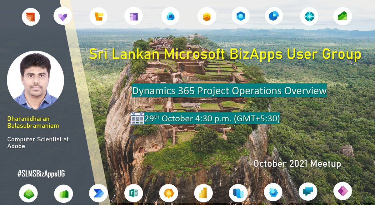 d365bits's tweet photo. Join us in 25 mins with the session from @dharani1743 and he will be delivering a session on "Dynamics 365 Project Operations Overview" at ๐ฆ๐ฟ๐ถ ๐๐ฎ๐ป๐ธ๐ฎ๐ป ๐๐ถ๐๐๐ฝ๐ฝ๐ ๐จ๐๐ฒ๐ฟ ๐๐ฟ๐ผ๐๐ฝ !!!
#d365 #SLMSBizzAppsUG https://t.co/k3SAslR5No