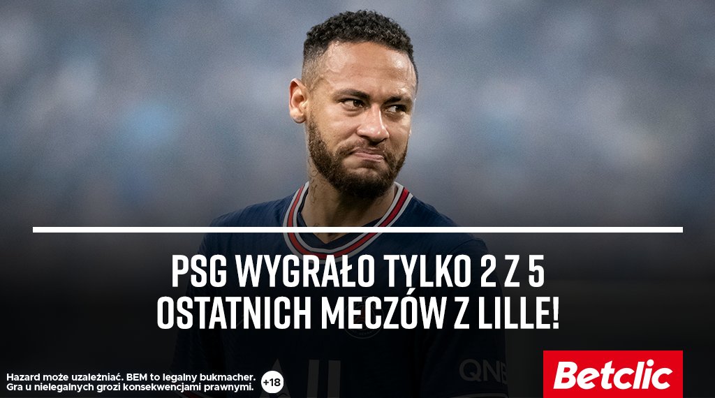 BetclicPolska's tweet photo. Paryżanie kontra Mistrzowie Francji 👀
Neymar i spółka przełamią dziś złą passę z Lille? 👊 #PSGLIL https://t.co/UFOBI9ab4Z