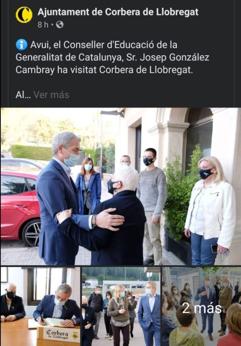 Lydia_3003's tweet photo. Sr @JosepGCambray inaugurar la ampliación de un colegio si está usted disponible y la foto queda muy bien a los políticos os gustan mucho las fotos pero cuando se trata de que una niña de necesidades especiales está en casa vulnerando el derecho a la educación usted donde está? https://t.co/nyph0XhrYz