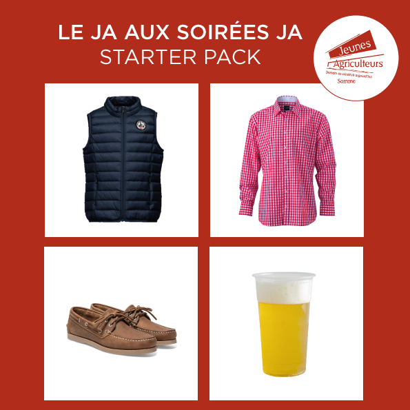 ja_somme's tweet photo. La soirée JA organisée par les Jeunes Agriculteurs Hornoy-Oisemont c'est demain ! 🎉

#starterpack https://t.co/7T9lyVh4t8