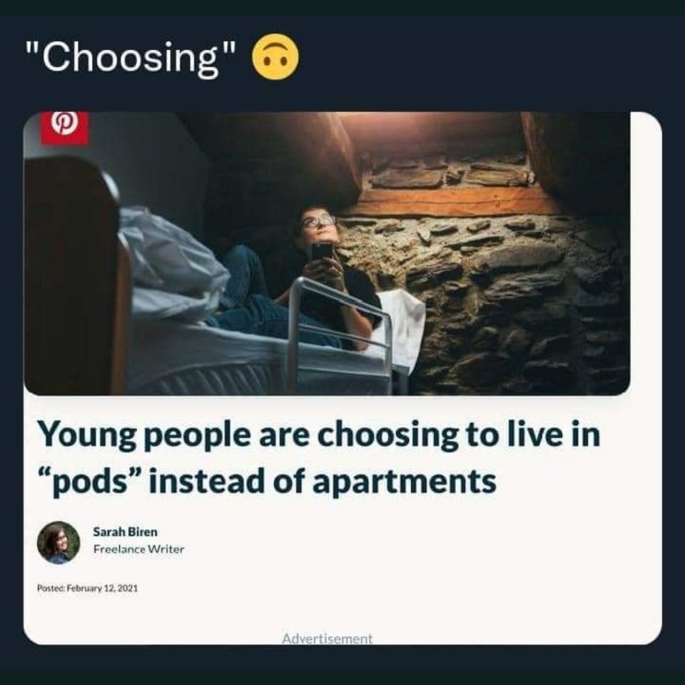 StubblyStephie's tweet photo. #YoungPeople #Pods #PrisonCells https://t.co/9fJUMmUelH