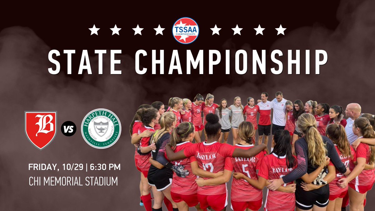RaiderRecap's tweet photo. Championship Game Day!
Let’s go!!!!!  @TheBaylorSoccer   @baylorschool  Lady Red Raiders go for 10th State Title #GBR https://t.co/6VglP0jTRc