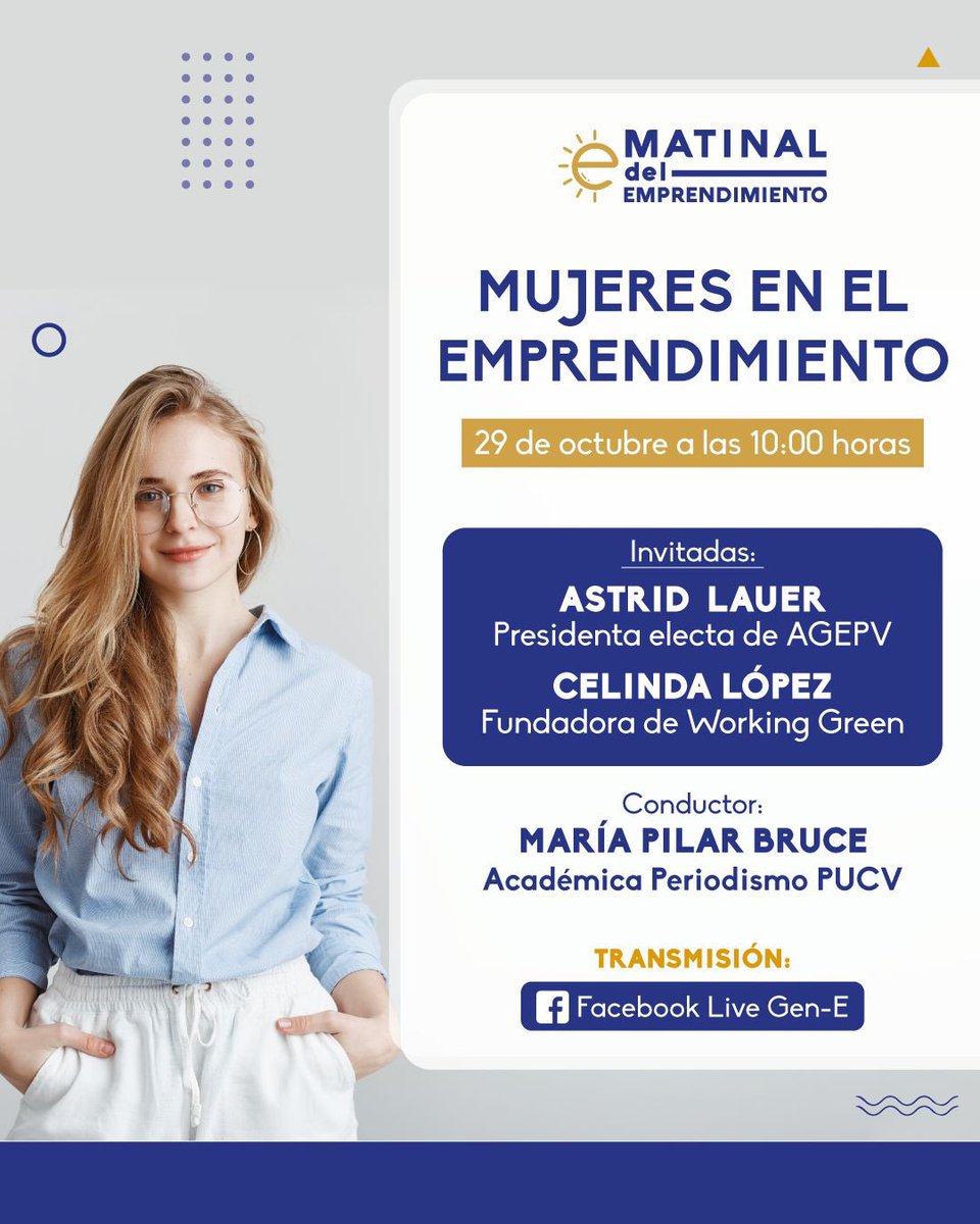 AgepV's tweet photo. Hoy, por #facebook-live de Gen-e entrevista a nuestra presi #AstridLauer para hablar de su emprendimiento, las deliciosas pastas de sémola AstrilLauer. Todos invitados!! https://t.co/KZQscvoOod
