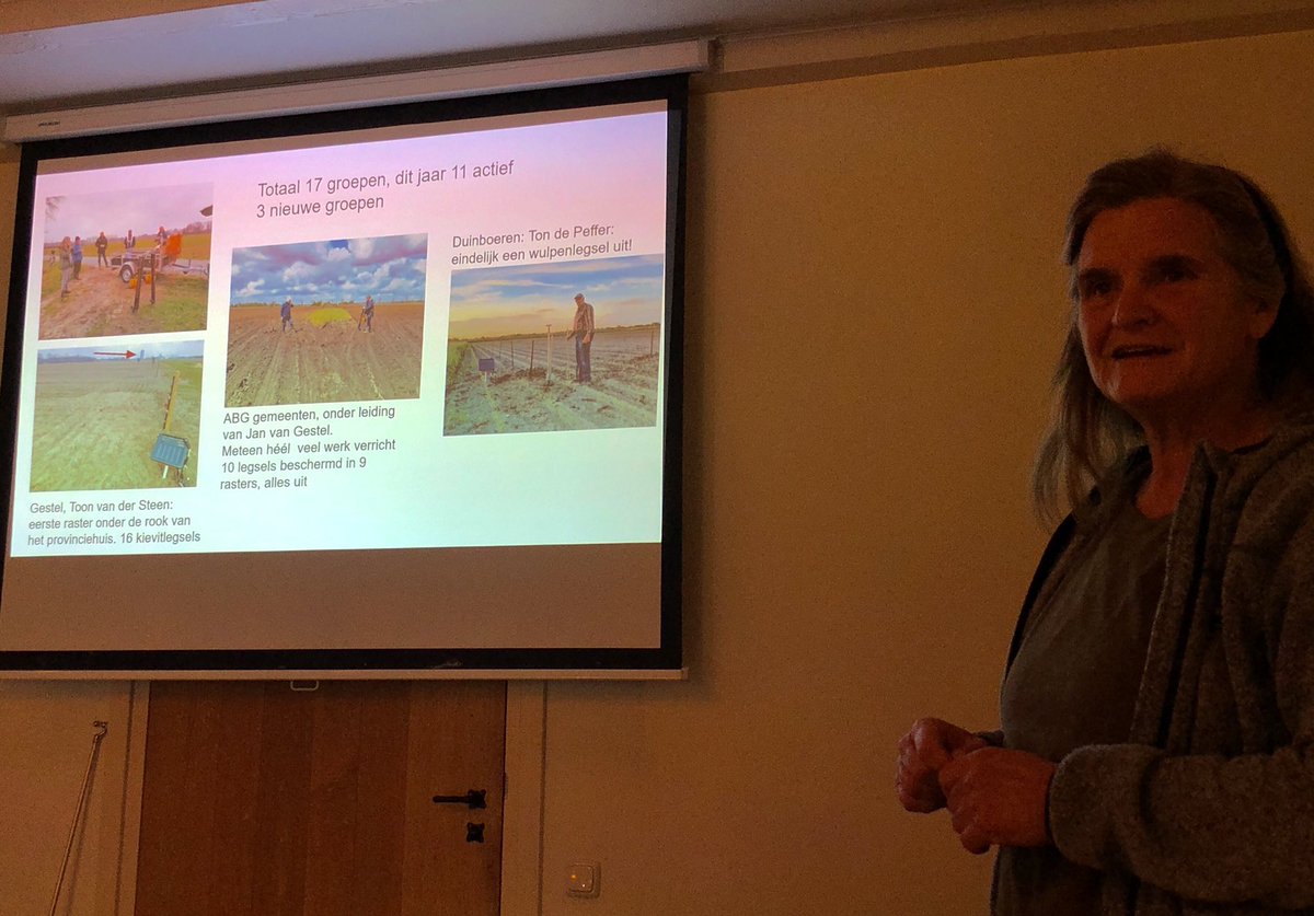 jsloothaak's tweet photo. Zo'n 80 weidevogellegsels werden met stroomrasters beschermd verteld Anja. Tussen de 82 en 88% werd uitgebroed. Veelbelovend als je na gaat dat we dit in gebieden doen met de hoogste predatieverliezen. https://t.co/CYzAutgYhx