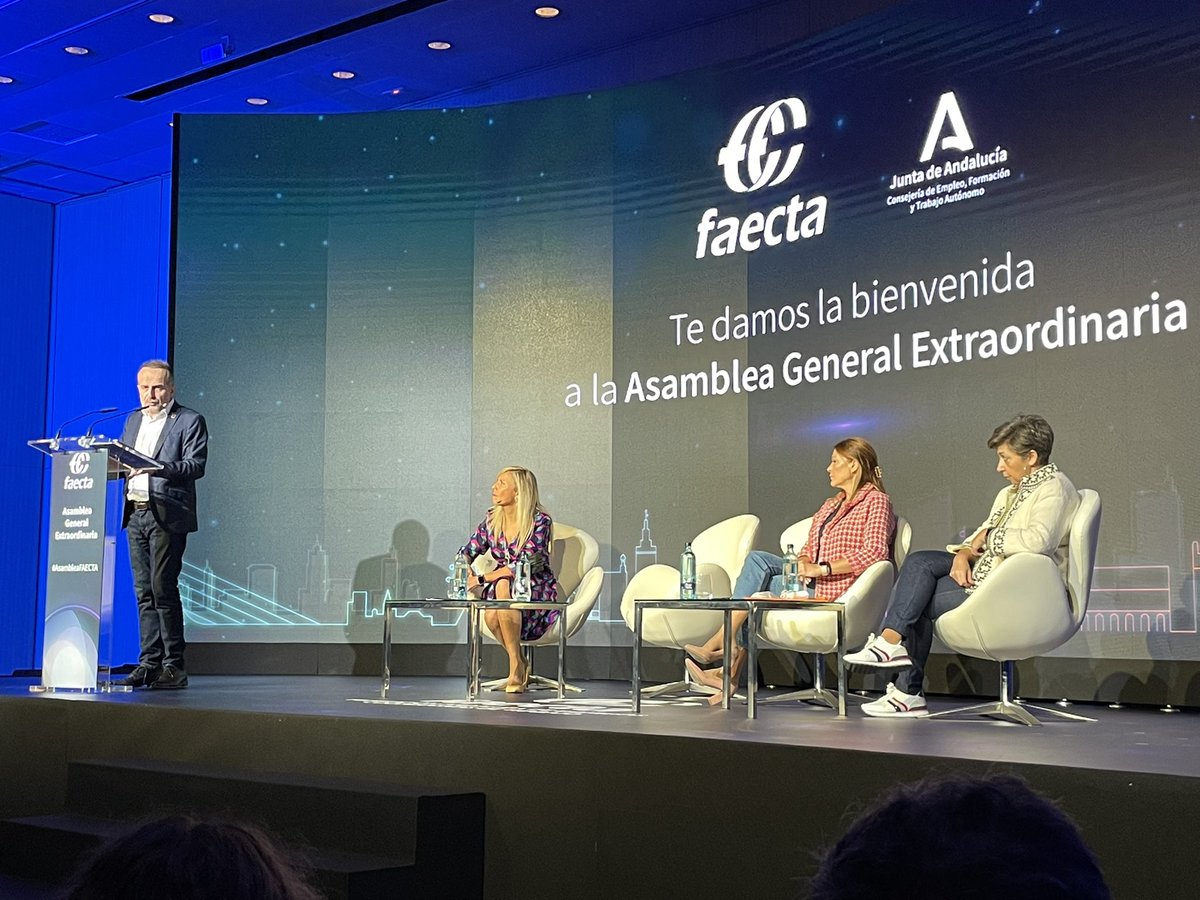 Coopsdetrabajo's tweet photo. La #AsambleaFAECTA reelige a @LuisMi_Jurado como presidente de las #CooperativasDeTrabajo andaluzas. ☑️ Amplio respaldo a su gestión,🟢 para dar continuidad al proyecto que un equipo de personas emprendió hace 5️⃣ años y para afrontar retos de futuro con un Consejo Rector renovado https://t.co/yv3vLq5SFk