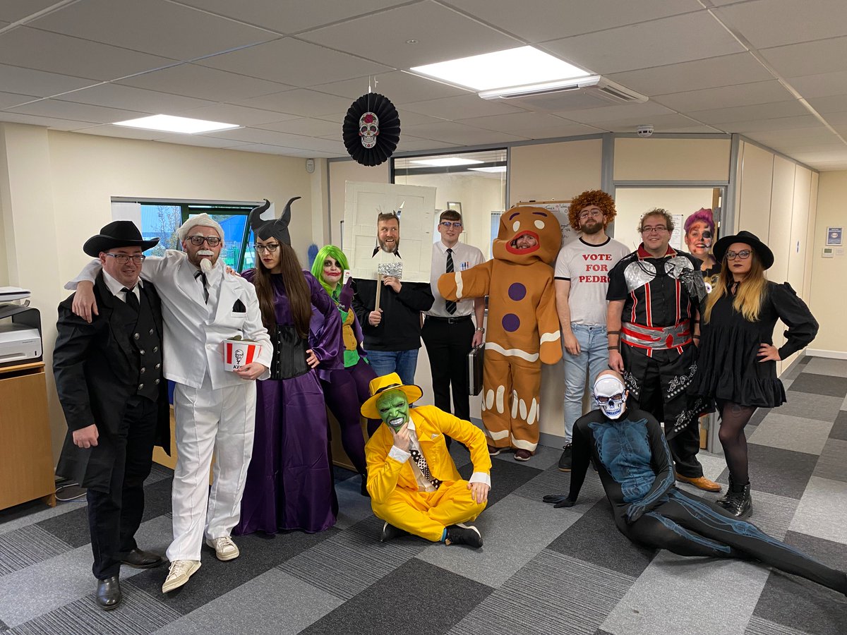 We decided to go all out this #halloween,🎃 and raise a bit of money for charity in the process!

Which costume do you think is the best?
