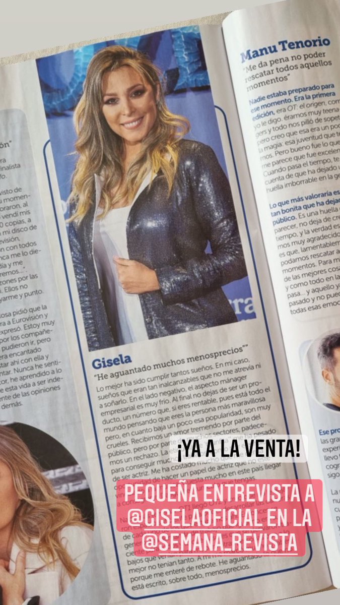 GiselaClub's tweet photo. Esta semana aparece @giselaoficial en la @RevistaSemana https://t.co/GGIRmEMRpv