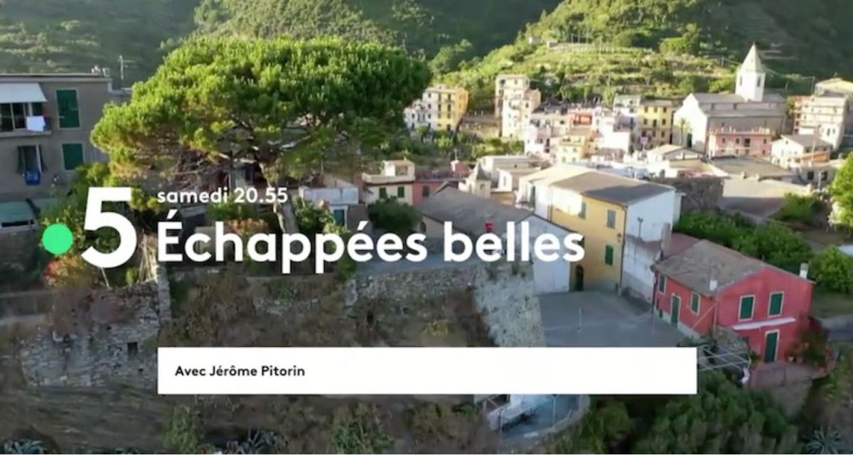 Dopo il successo del documentario sulla #Liguria realizzato in collaborazione con ENIT Parigi e <a href="/RegLiguria/">Regione Liguria</a>, seguito da 1 mln di spettatori il 25 settembre scorso, France 5 trasmetterà nuove repliche dello speciale di Echappée Belle nel mese di novembre. <a href="/MTurismoItalia/">Ministero del Turismo</a>