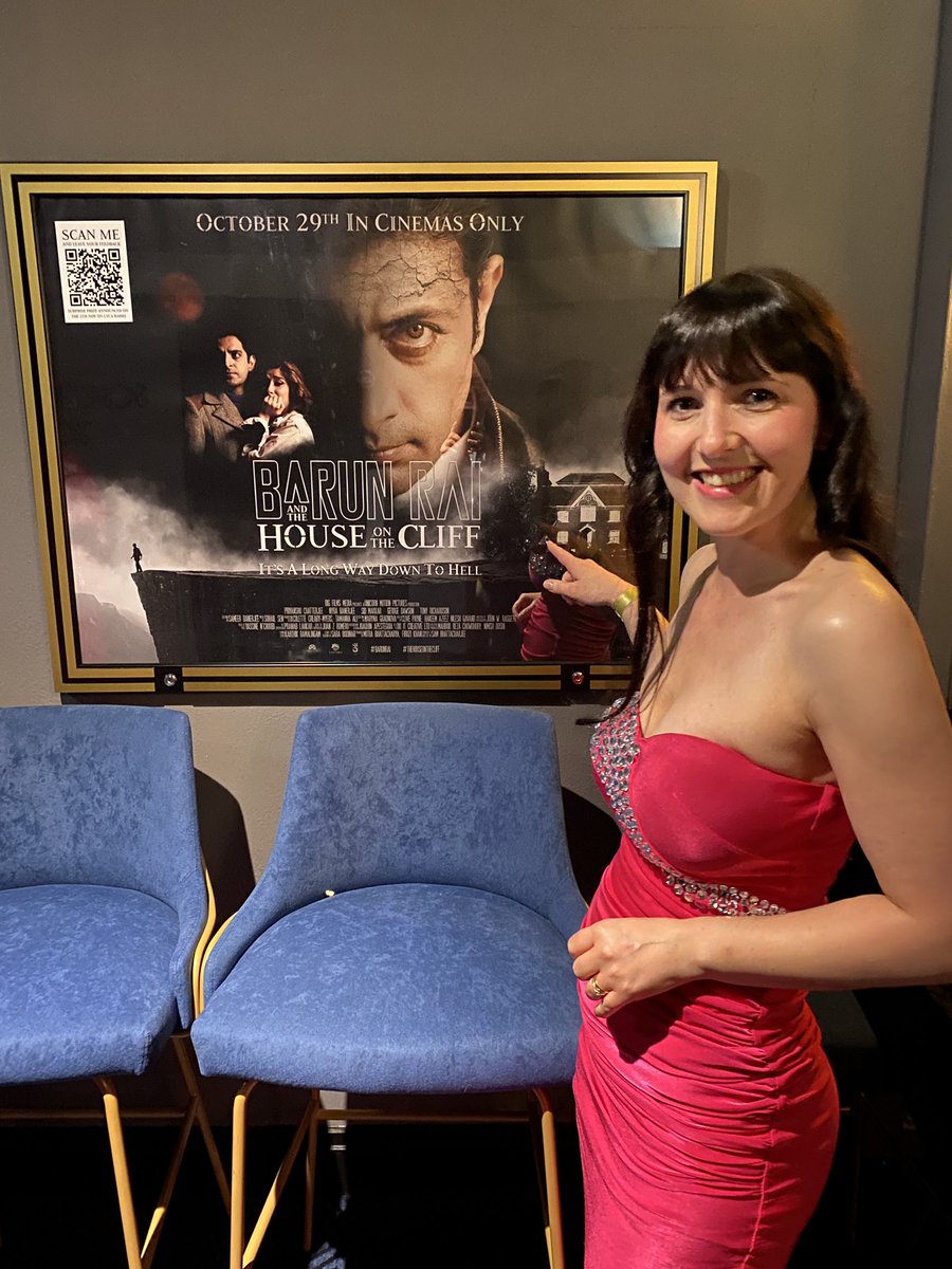 @BarunRai_THOTC 
Fab premiere this week for the release of ‘Barun Rai And The House On The Cliff.’ I did some voiceover and dubbing. Released today for one week!
#horrorfilm #newrelease #halloween2021 #halloweenfilm #ukrelease #London #ukfilmrelease #BarunRaiAndTheHouseOnTheCliff