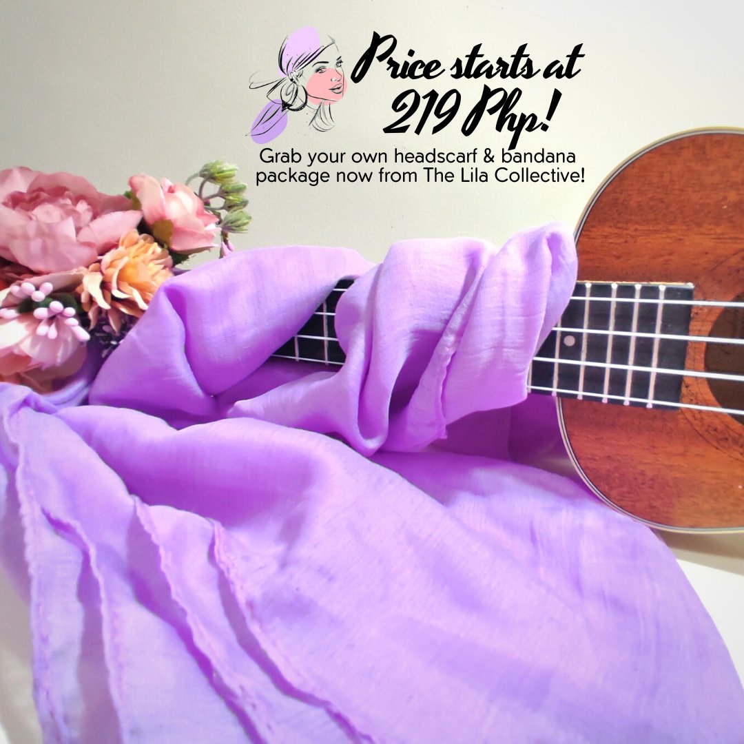 lilakolektib_ph's tweet photo. Want to get adventurous yet still sassy with your hair? Wear a fashionable headscarf in different ways! For only PHP 219, surprise yourself with The Lila Collective Headscarf Set packaged in a reusable stylish pink ziplock pouch!

PM us for orders
#turbanstyle #headscarf #bandana https://t.co/QGTt7hrwx1