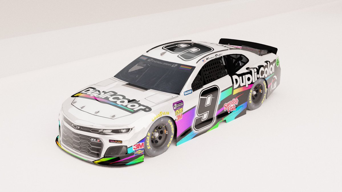 DesignsEighty's tweet photo. Waemar Duffus' #9 Dupli-Color Chevy! #heylefty #nascar #grd #nr2003 #iracing #nascarignition https://t.co/BaqDUhpK6b