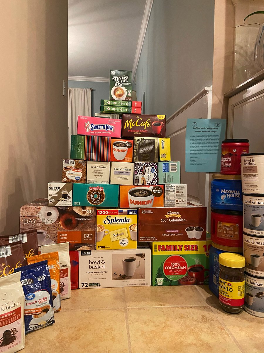 Thank you to all of the cadets and their families who donated to the candy and coffee drive for our troops in Kuwait.
#njrotc#cnhs