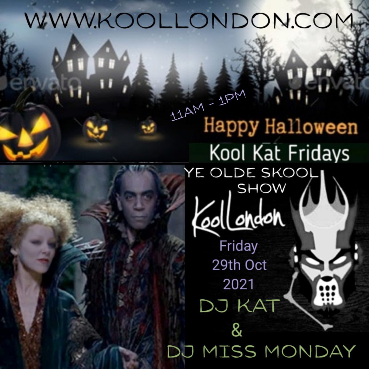 Live and direct Kat and Miss Monday Koollondon.com 11am-1pm @koollondon <a href="/MissMonday/">DjMissMonday</a>