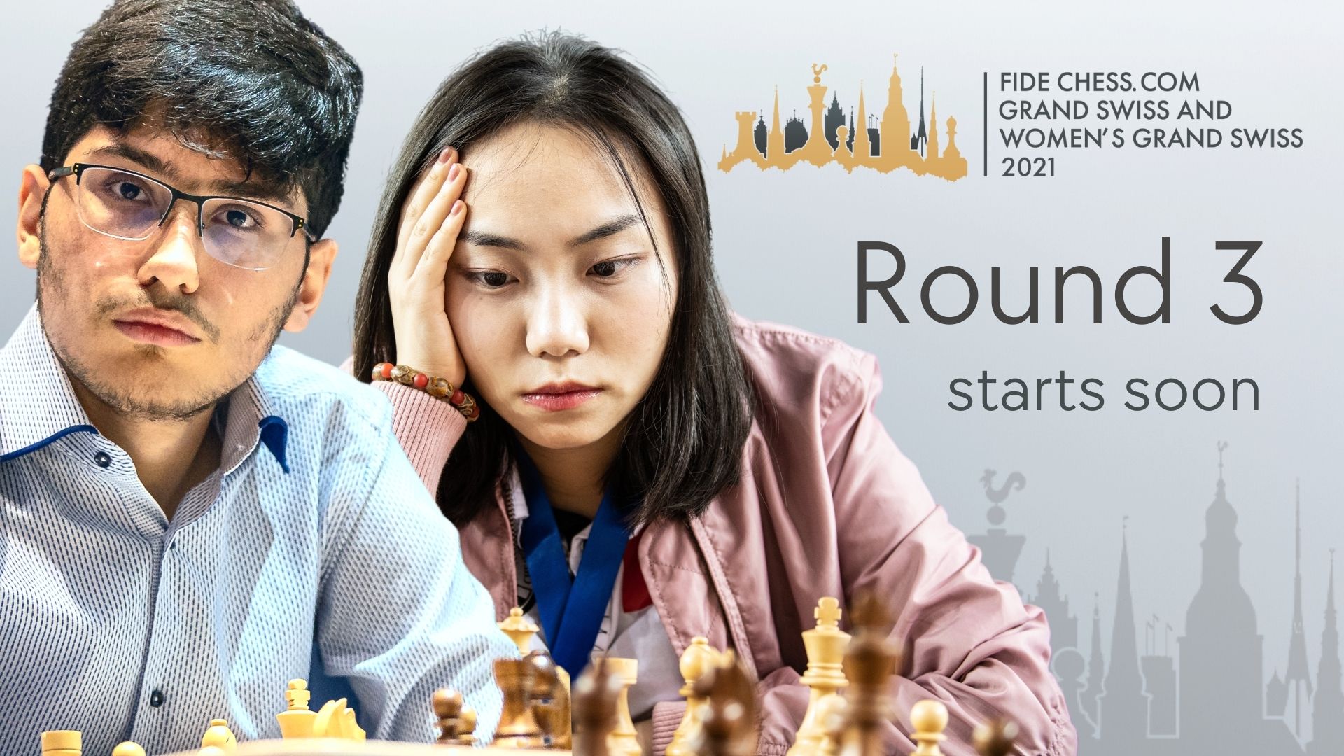 International Chess Federation on X: The 3rd round of the #GrandSwiss2021  is about to start. Firouzja - Predke, Caruana - Saric, Dzagnidze - Pogonina  and Paehtz - Lei Tingjie are the top