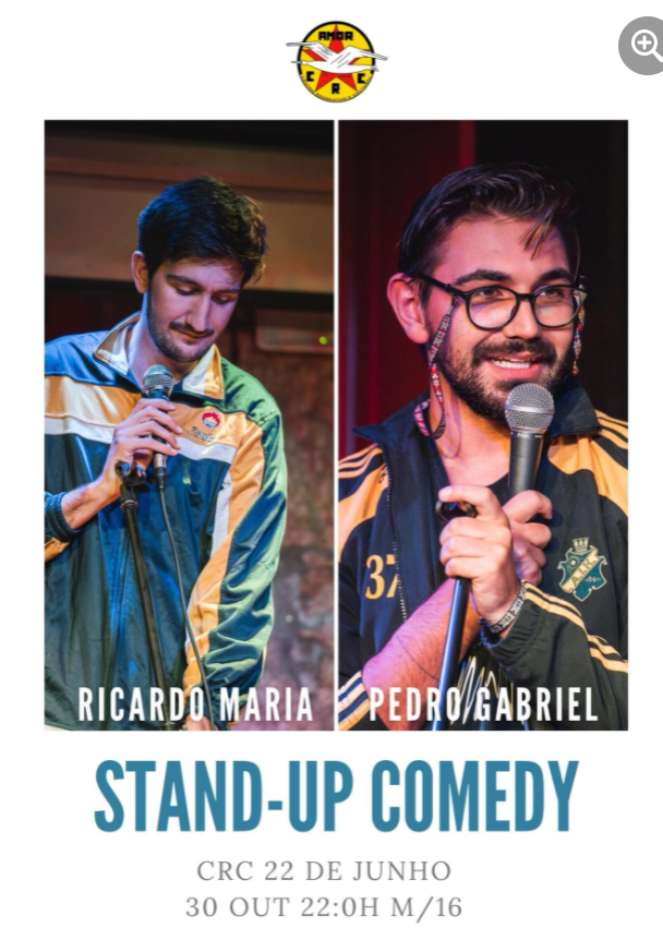 maxcoliban's tweet photo. Amanhã amor em Amor às 22h
com o @ricardotaomaria e @PedroGabrielRIP
#comediapt #standupcomedypt https://t.co/O4iozybPFH