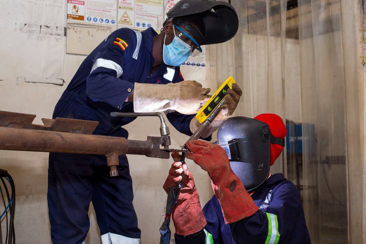 In 2018, we launched a program as part of our commitment to National Content Dev't, setting out to partner with <a href="/sunmakerenergy/">Sunmaker Energy</a>, Solid Rock, &amp; <a href="/TASC_UG/">The Assessment & Skilling Centre (TASC)</a>, all welding companies training Ugandans in much needed welding skills, important for the #OilAndGas sector.  #EACOP | #Tilenga
