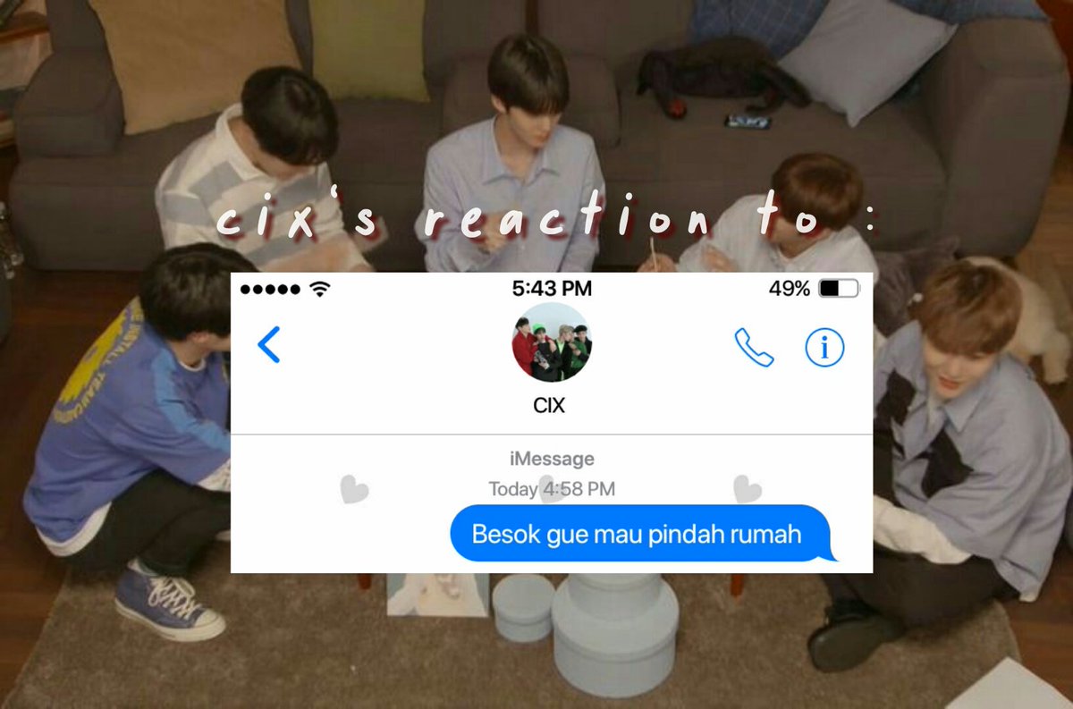 menqhloe's tweet photo. very short au cix as tetangga sebelah https://t.co/xKUvtmRGMg