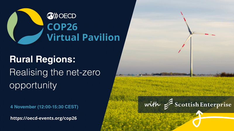 OECD_local's tweet photo. 🍃 #Rural regions are essential in the transition to a net-zero emissions economy.

Join us at #COP26 to see why.

🗨️ Thur, 4 Nov, 12:00 CEST
🟡 https://t.co/ts26qtQtlo
🏷️ @OECD @scotent @MartinValenti1 https://t.co/u1d1a2t3W1