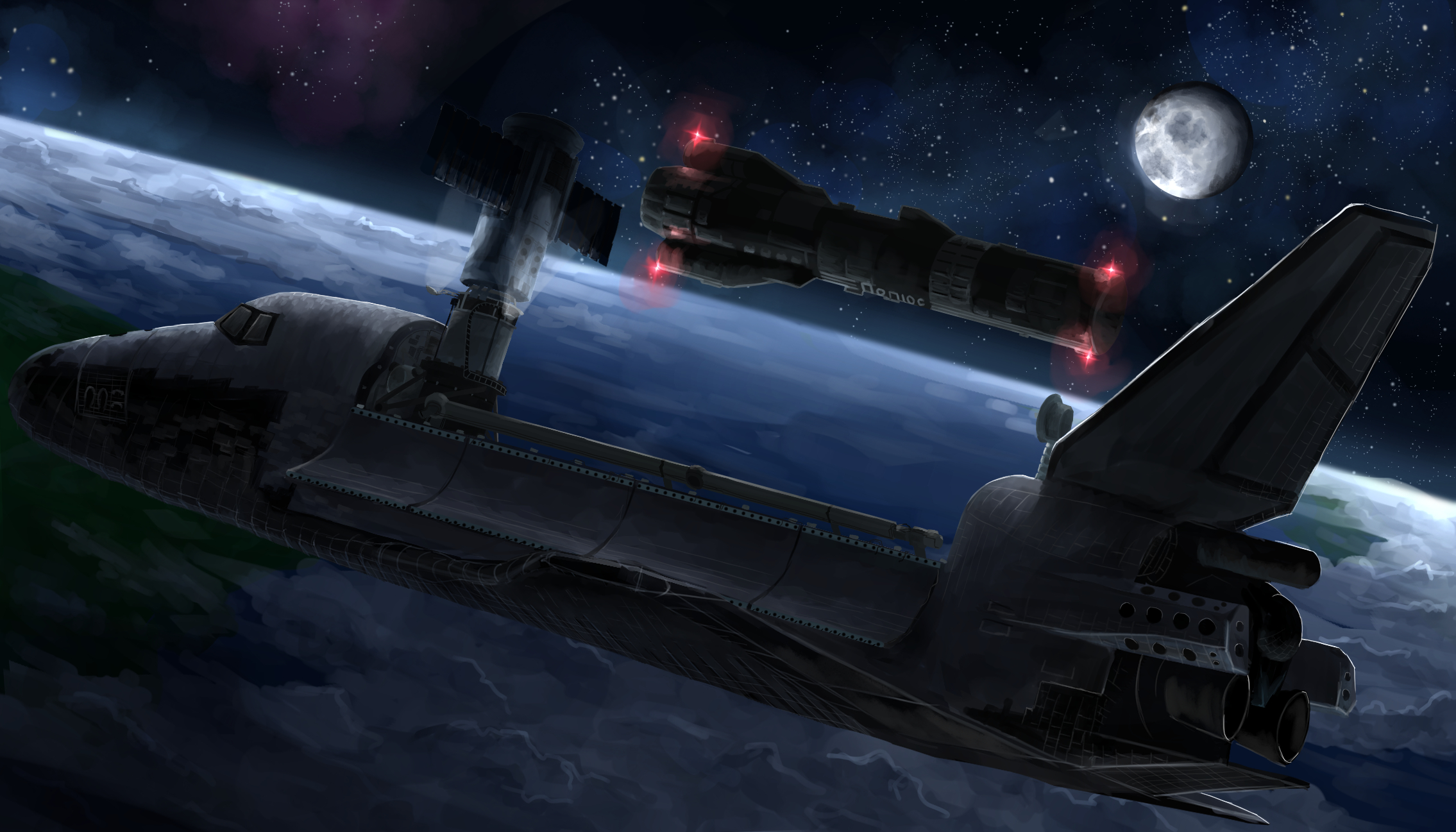 Eldian Drawing Rendezvous Buran Polyus Cccp Ussr ブラン ポリウス ランデブー イラスト スペースシャトル T Co Sbcl84eaar Twitter