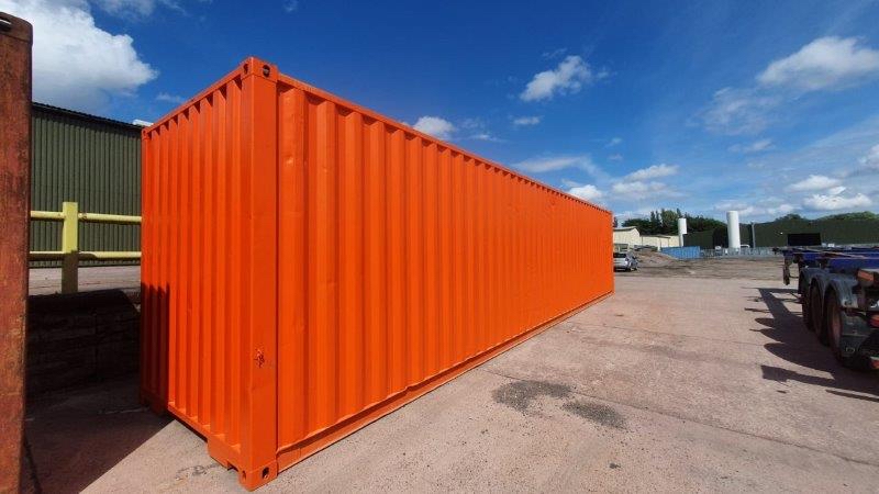 budgetcontainer's tweet photo. Not quite a pumpkin 🎃 and it would be very difficult to carve but we love the Halloween-ny shade of this striking 40ft High Cube 🧡🎃🟧

#halloween #40fthighcube #shippingcontainers #40ftcontainer #shippingcontainerpainting https://t.co/9rYkA719uE