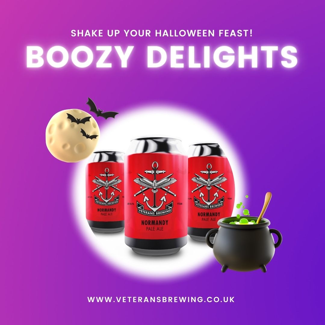Are you ready for a trick or a treat this weekend? Try treating yourself or a friend to our 'Normandy Pale Ale'.

Simply click here to order - ow.ly/ZCGR50GAWrT
#veterans #halloween #trickortreat