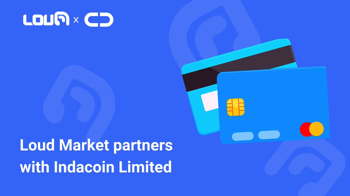 Indacoin's tweet photo. Something $LOUD is coming📢📢📢

@LoudMarketNFTs partners with @Indacoin, and soon $LOUD will be available for direct purchases with #Visa and #Mastercard🔥  

Get ready for what's coming🦾 https://t.co/75Pf9trHLb