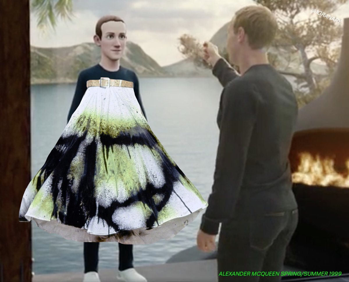 1Granary's tweet photo. We were quite disappointed with #MarkZuckerberg 's fashion choices for the #metaverse. Here are our suggestions: https://t.co/C1mLdYEcU7