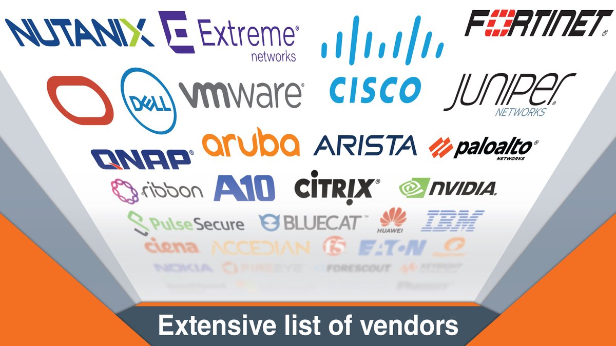 AKIPS supports technologies from an extensive list of vendors (too many to name here!), as part of our all-inclusive subscription. ✅ Check out our website to see the full list: akips.com 💻

#EDU21 #EDUCAUSEShowcase #networkmonitoring