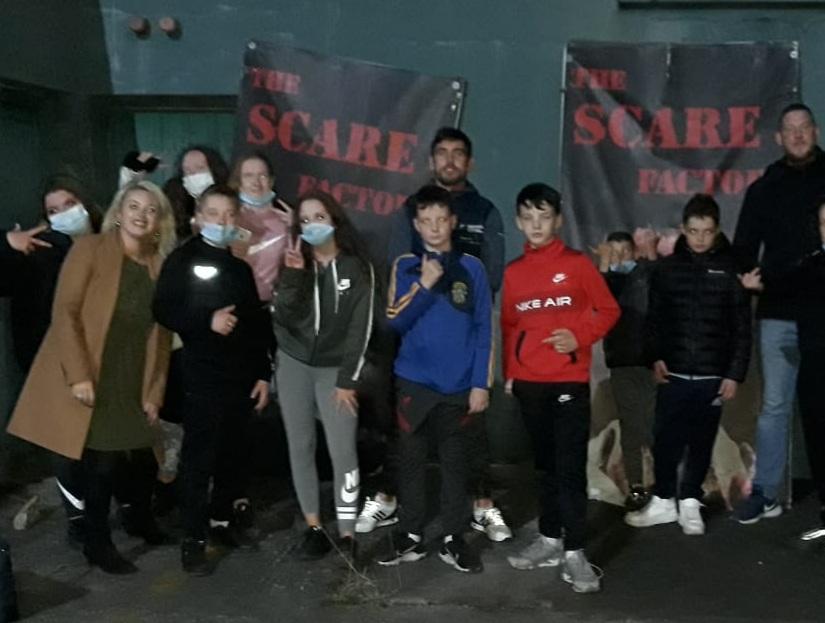 limerickyouth's tweet photo. Teenagers from our #KingsIsland youth work &amp; #GYDP groups joined @LimerickDEPS on a trip to the Scare Factory 👻  All part of the #Halloween midterm at Nicholas St Youth Space 🧙🏼‍♀️ #limyouth #lys @ywirl @LimClareETB https://t.co/UHfVSEHWfd