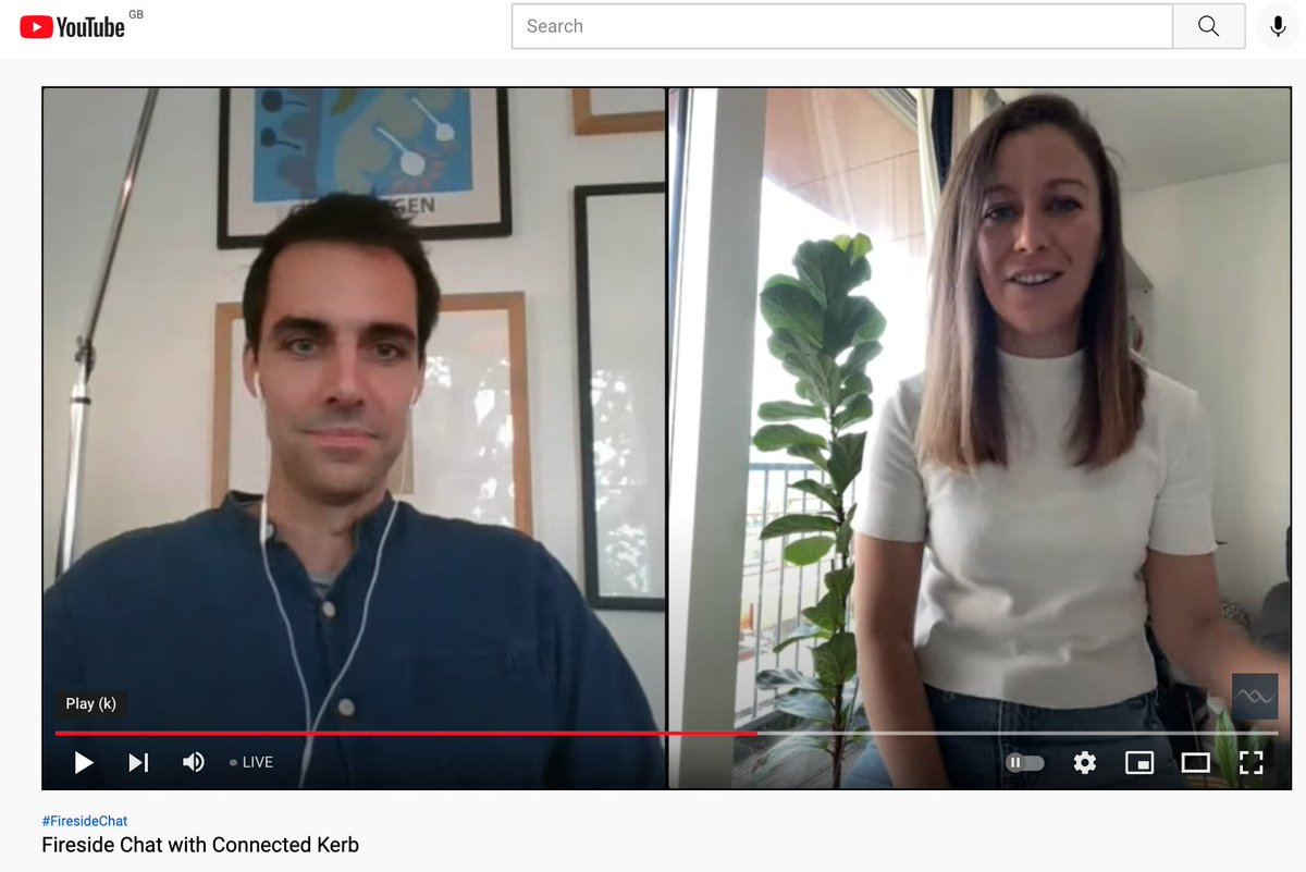 We are live on Youtube with <a href="/BenBoutcherWest/">Ben Boutcher-West</a> from <a href="/ConnectedKerb/">Connected Kerb</a>! 🌎

Join the Fireside Chat now 👇
youtube.com/watch?v=ZV7zI3…