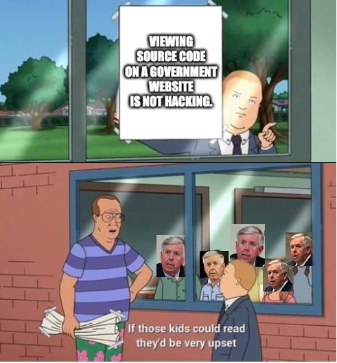 JaySy's tweet photo. I haven't posted in a while but I thought I would share this since it's kind of funny. #DESE #Missouri #MikeParson #RetireNow #NotHacking #CyberSecurity https://t.co/Pd4Ulx7n9q