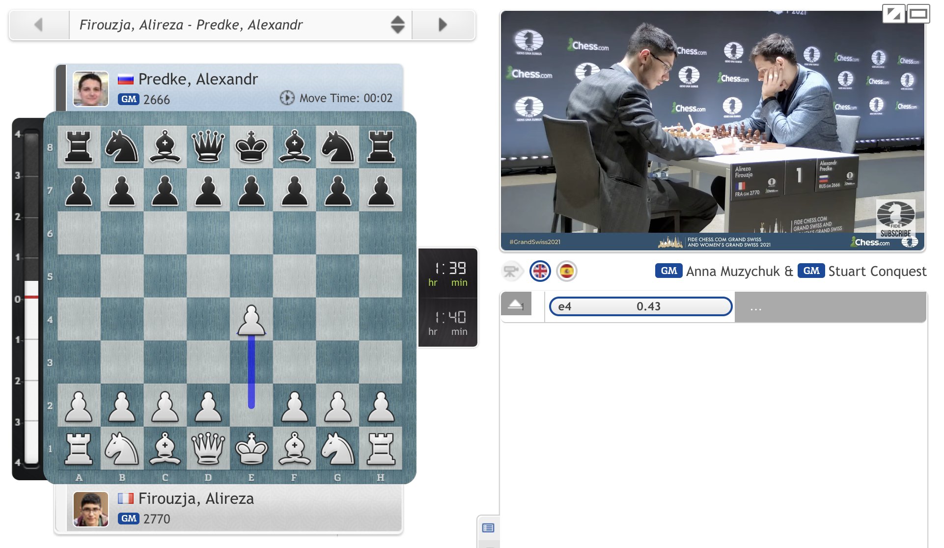 chess24.com on X: Round 3 of the #GrandSwiss has begun!   #c24live  / X